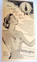 1953 Ad Nature&#39;s Rival Girdles and Bras There&#39;s A Lovely Future For Your... - $7.99