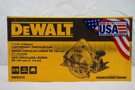New De Walt DWE575 Electric 15 Amp 7-1/4 In. Lightweight Circular Saw - $240.99