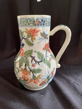 Antique Dutch Makkum pitcher. Beautiful decorated with butterflies . Mar... - £125.75 GBP