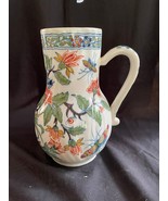 Antique Dutch Makkum pitcher. Beautiful decorated with butterflies . Mar... - £124.77 GBP