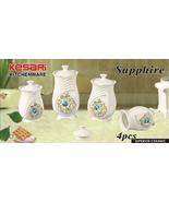 4pc Canister Set Sapphire - £31.93 GBP