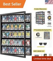 35 Graded Sports Card Display Case - Baseball Card Display Frame with UV... - $116.80