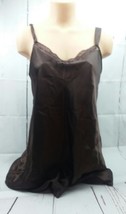 morgan taylor intimates brown nightgown size m bin30#56 - £21.26 GBP