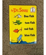 Vintage Dr. Seuss Book!!! One Fish Two Fish Red Fish Blue Fish!!! - £8.64 GBP