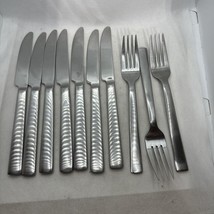 Lot of 10 Ginkgo NORSE Stainless 18/0 Satin Silverware Flatware - $17.81