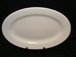 Vintage Restaurant Ware Large 15&quot; Platter Off White Color 5w - $557.65 MXN