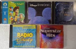 Lot Of 5 Disney&#39;s Cds - Greatest, Vol. 1,CLASSIC,VOL.II,RADIO,JAMS VOL5,BUDDY... - £21.54 GBP