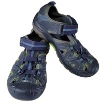 Childrens 12M Merrell Sandal Slip On Outdoor Active Blue Green Gray Hiking Camp - £13.13 GBP