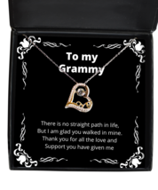 To my Grammy, No straight path in life - Love Dancing Necklace. Model 64042  - £31.42 GBP