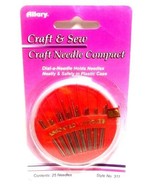 Lot of 2 Allary Style #311 Craft Needle Compact w Plastic Case, 25 Asstd... - $165.50 MXN
