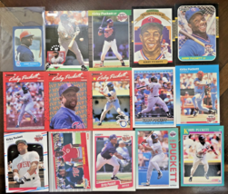Kirby Puckett - 30 Topps Upper Deck Donruss Fleer Score Cards 80&#39;s 90&#39;s - $15.00