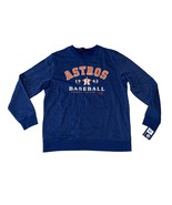 Majestic Houston Astros MLB Baseball Pullover Sweatshirt Shirt Small Nav... - $32.10