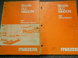 1981 Mazda Glc Wagon Servizio Riparazione Negozio Manuale Set Fabbrica OEM Raro - £15.08 GBP