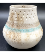 Native American Navajo 6.5&quot; Fine Etched Horsehair Pottery Signed Vase - $71.41 CAD