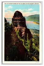 St Peter&#39;s Dome Columbia River Highway Oregon OR Linen Postcard G18 - £2.31 GBP