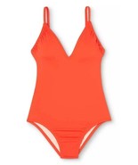Kona Sol™ ~ Women&#39;s Medium (8-10) ~ Orange Solid /AGE19 ~ One Piece Swim... - $42.10 CAD