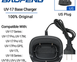 UV-17 PRO EU/US Original Battery Charge Base Charger for Two-Way Radio U... - $13.65