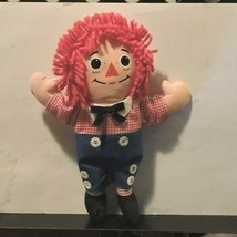 Playskool RAGGEDY ANDY 9&quot; Cloth Rag Doll Stuffed Toy - £10.24 GBP