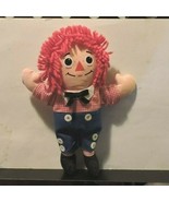 Playskool RAGGEDY ANDY 9&quot; Cloth Rag Doll Stuffed Toy - £10.05 GBP