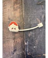Santa Flower Clouds shape Silicone Straw Cover Christmas  - White - $14.77 CAD