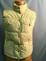 North Face Brown Label Vintage Goose Down Snap Vest Female Med Made In USA - $89.09