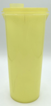 Vintage Tupperware Tall Cannister 262-3 Yellow Missing Lid Flap SKU U149 - £10.38 GBP