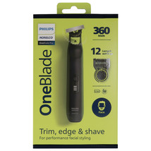 Philips Norelco OneBlade 360 Pro Hybrid Electric Trimmer, QP6531/70, Black - £81.90 GBP