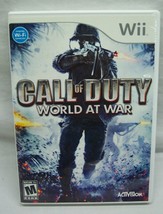 CALL OF DUTY World at War NINTENDO WII Video Game Complete w/ Manual 2008 - £11.62 GBP