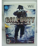 CALL OF DUTY World at War NINTENDO WII Video Game Complete w/ Manual 2008 - £11.67 GBP