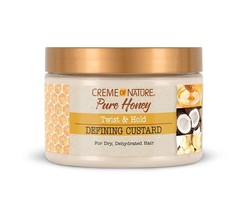 Creme Of Nature Pure Honey Twist &amp; Hold Defining Custard 11.5oz - £7.52 GBP