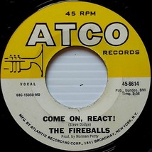 The Fireballs - Come On, React! / Woman, Help Me! [7&quot; 45 rpm Single] - £4.54 GBP