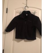 Columbia Sportswear Company Kids Fleece Full Zip Jacket Coat Size 4/5 Black - $47.93 CAD