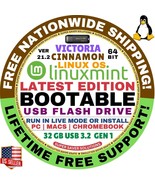 Linux MINT 21.2 USB VICTORIA Cinnamon 64-Bit Live Boot, Full Install for... - $15.37 CAD