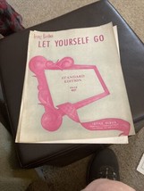 Let Yourself Go ~ 1936 ~ Irving Berlin ~Standard Edition Sheet Music - £7.61 GBP
