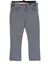 UNIONBAY Cropped Jeans Women&#39;s Juniors Size 7 Gray Stretch - £13.22 GBP