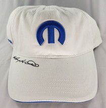 Mopar Signed Hat Cap White Blue Adjustable Strap Kory Kary Kay - $37.39