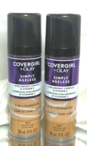 Lot of 2 Covergirl + Olay Simply Ageless 3-in-1 Foundation #257 Golden T... - $365.85 MXN