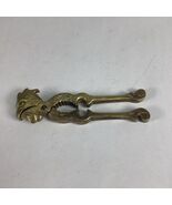Vintage Solid Brass Rooster Nutcracker And Bottle Opener - $20.69 CAD