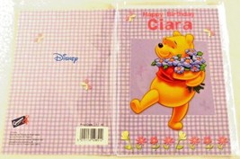 "Happy Birthday Ciara" Card Girl Ladies Women Purple Disney Birthday Greeting - $3.15
