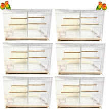 Lot Of 6 Aviary Canary Breeding Flight Bird Cages 24X16X16 With Center D... - £177.52 GBP