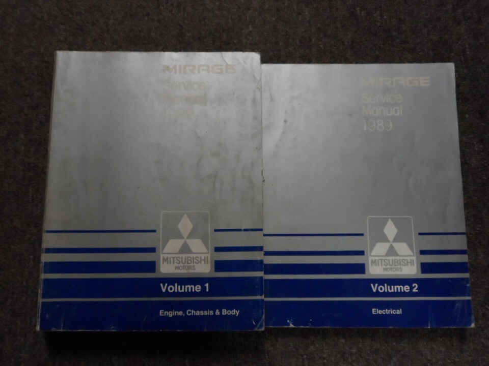 1989 MITSUBISHI Mirage Service Repair Manual 2 VOLUME SET FACTORY OEM BOOK 89 x - $55.99 1989 MITSUBISHI Mirage Service Repair Manual 2 VOLUME SET FACTORY OEM BOOK 89 x - $55.99