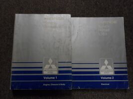 1989 MITSUBISHI Mirage Service Repair Manual 2 VOLUME SET FACTORY OEM BOOK 89 x - $55.99