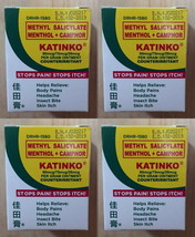 4 Katinko Ointment Muscle Pain, Rheumatism Relief Expert Insect bite, skin Itch - £14.08 GBP