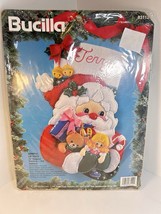 Vtg Bucilla ARMFUL OF TOYS Stocking Felt Applique Kit 83112 NEW Christmas - $15.79