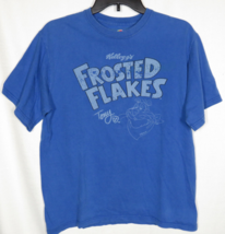 Kellogg&#39;s Frosted Flakes Tony The Tiger Blue Tee Shirt Adult Unisex Size... - £15.70 GBP