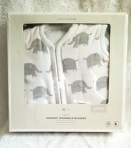 Pottery Barn Baby TAYLOR WEARABLE BLANKET ELEPHANTS SMALL 0-6 MTHS NEW #M17 - £27.53 GBP