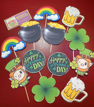 St. Patrick&#39;s Day Edible Cupcake Topper Decoration - £12.04 GBP