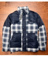 Armani Exchange A|X $310 Men&#39;s Relaxed Fit Navy Padded Bomber Puffer Jac... - £101.04 GBP