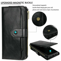 K51) Leather wallet FLIP MAGNETIC BACK cover Case for Samsung Galaxy models - £66.86 GBP