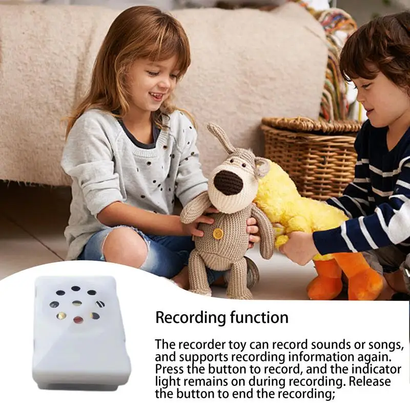 Mini Square Voice Recording Device Voice Recorder For Stuffed Animal Recordable - £9.80 GBP+